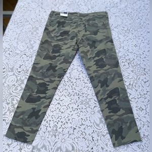 NWT Zara Mid Rise Skinny Camouflage Women’s Jeans Size 10